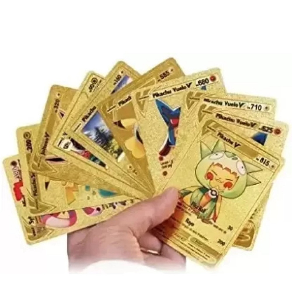 165 Pokemon Gold Foil Cards PACK CARDS TCG GX Vmax GX Card Charizard Sealed New - Picture 8 of 16
